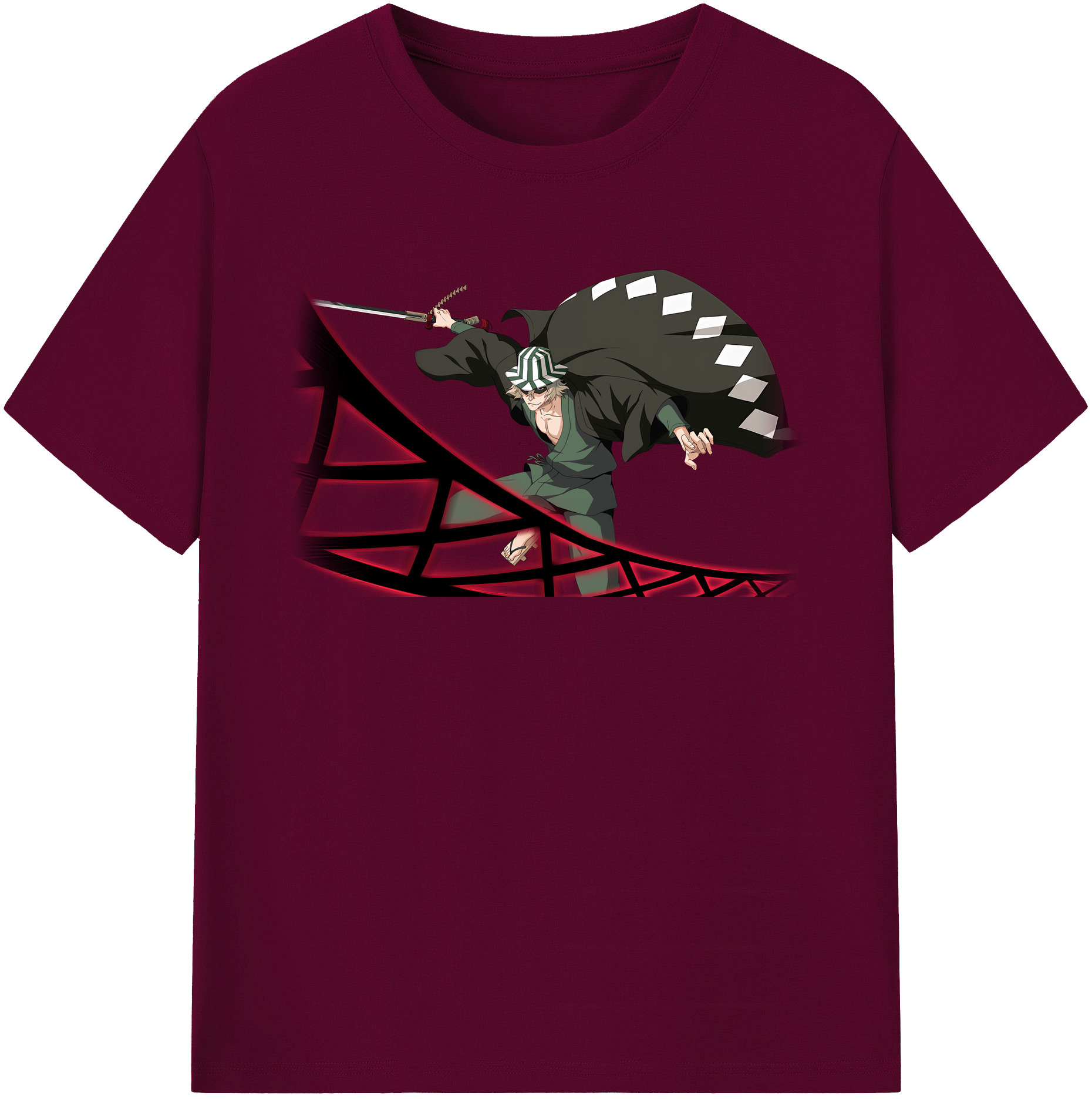 （画像用） "ブリーチ 浦原 喜助（うらはら きすけ） BLEACH Urahara Kisuke " レディースカジュアルプリントTシャツ（綿100％）